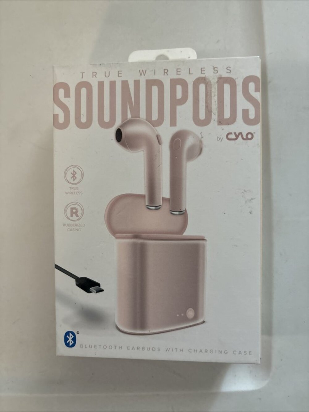 New CYLO True Wireless Soundpods With Charging Case - Rose Gold